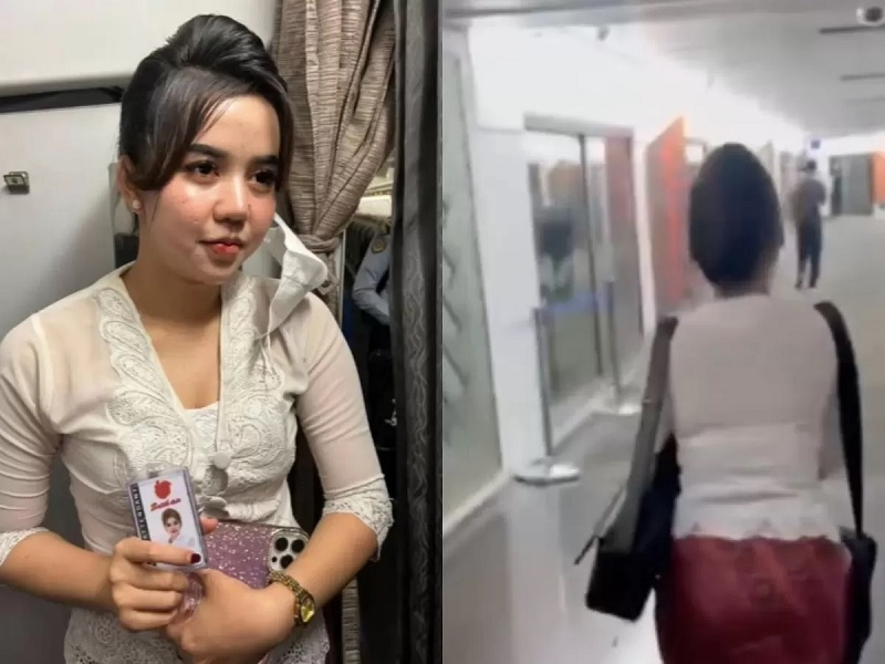 Foto viral perempuan cantik nyamar jadi pramugari Batik Air..