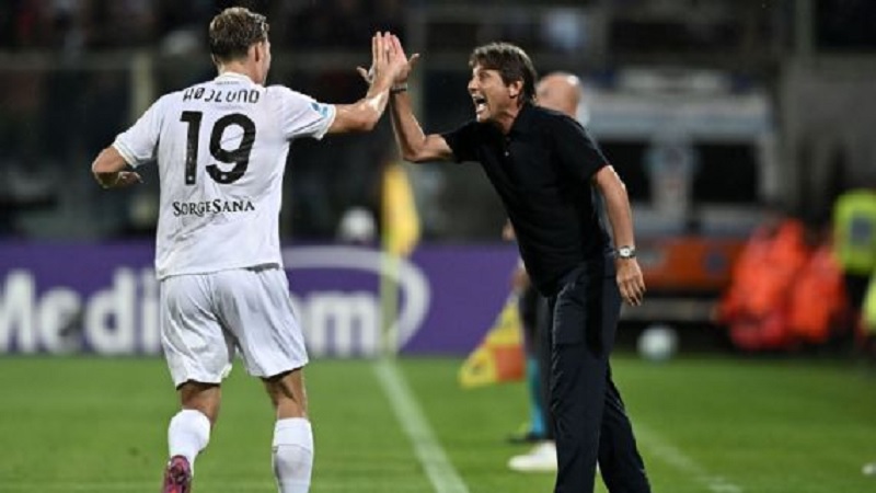 Antonio Conte telah menjadikan Rasmus H&oslash;jlund sebagai bagian kunci dari lini serang Napoli.
