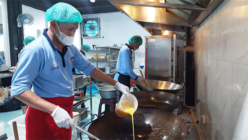 Suasana dapur SPPG