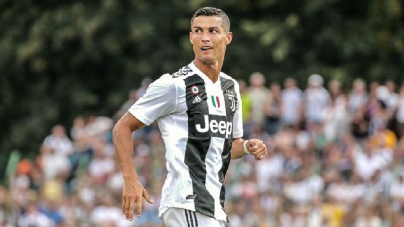 Cristiano Ronaldo saat bergabung dengan Juventus pada Agustus 2018.