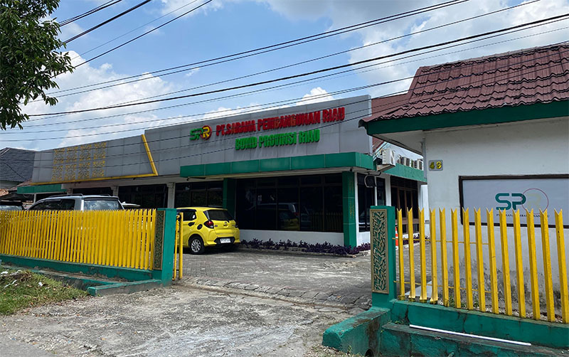 Kantor PT SPR di Jalan Diponegoro Pekanbaru