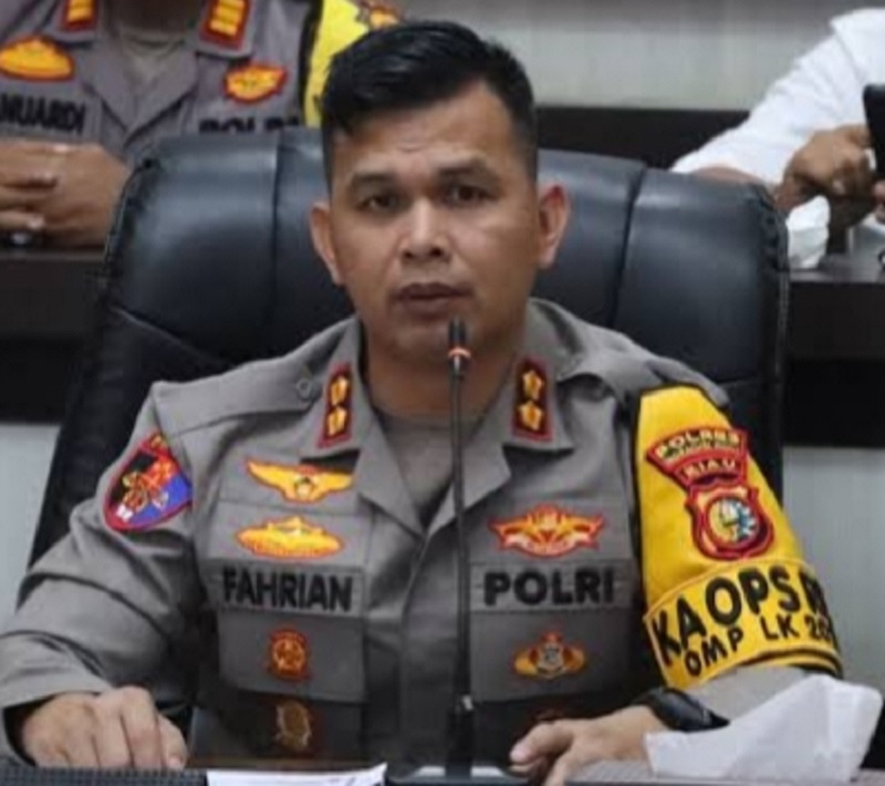 Kapolres Bengkalis AKBP Fahrian Saleh Siregar