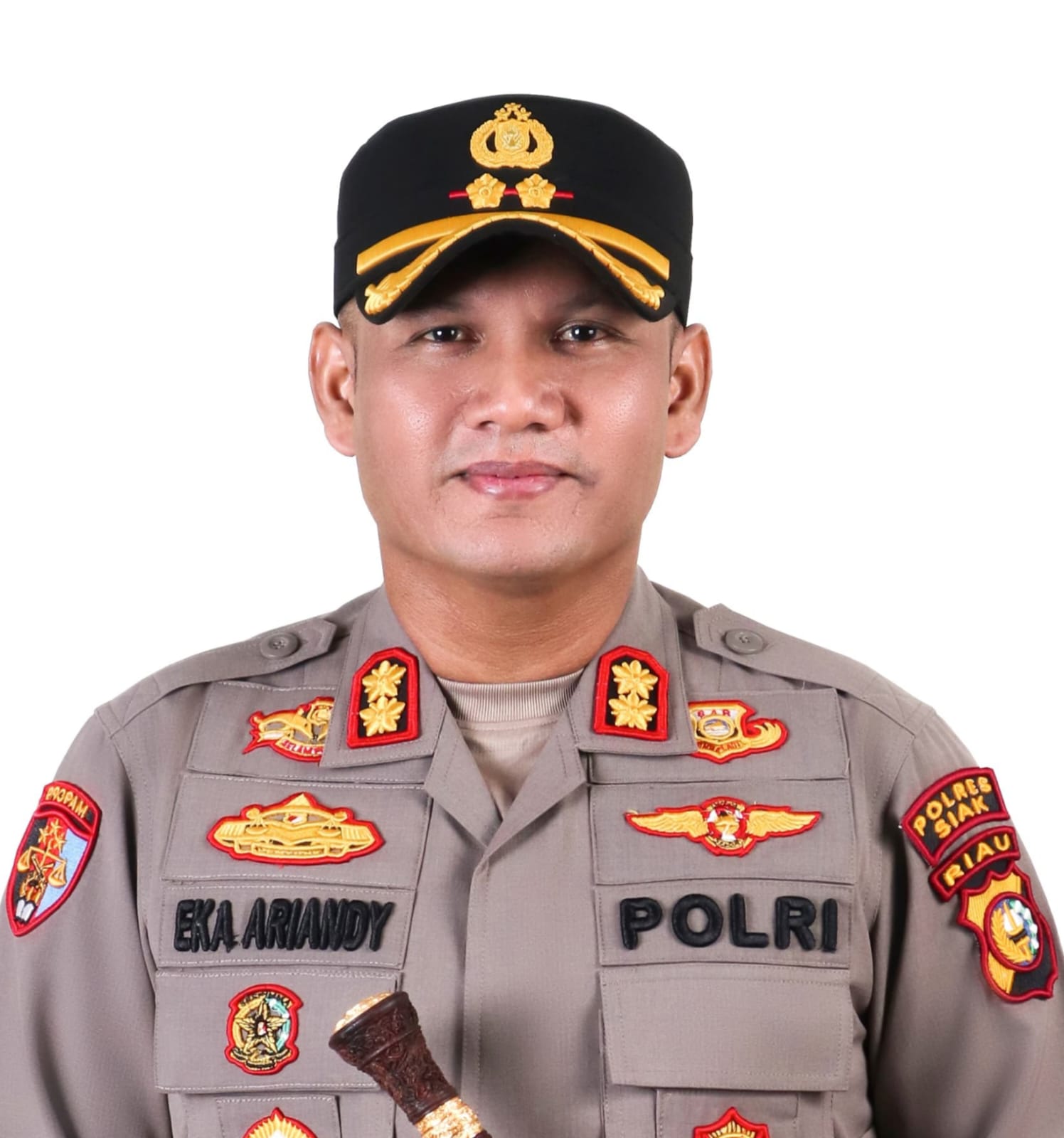 Kapolres Inhu, AKBP Eka Ariandy Putra SH SIK MSI.