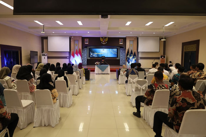 Peringatan Isra Mikraj di Aula Ismail Saleh Kanwil Kemenkum Riau yang dilaksanakan pada Kamis (22/1/2026).