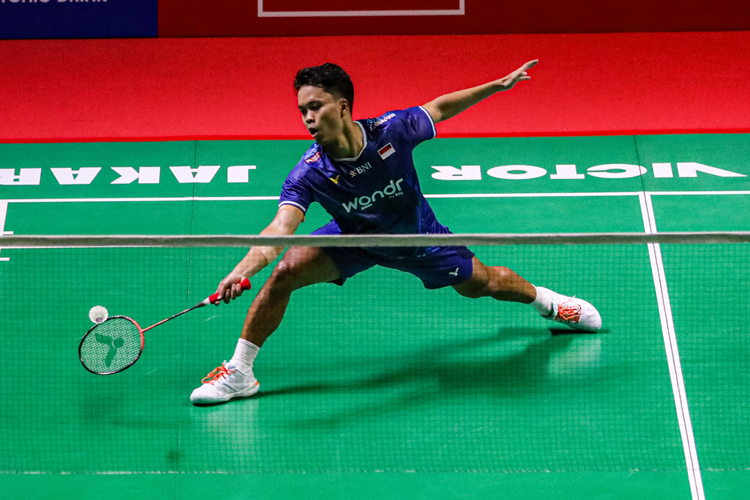 Anthony Sinisuka Ginting saat tampil dalam Indo&shy;nesia Masters 2026 lalu. Ginting bakal tampil dalam tur&shy;namen BWF level Super 300, Thailand Masters, di Nimibutr Stadium,