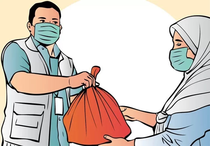 Ilustrasi bantuan sosial.