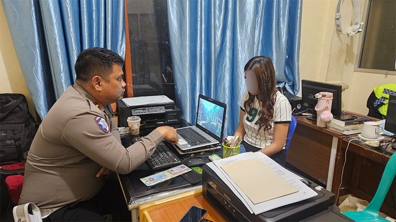 Pelaku saat diamankan polisi dan dilakukan interogasi, Kamis (29/1/2026).
