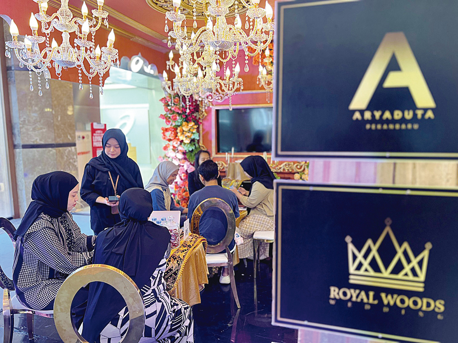 Aryaduta Hotel Pekanbaru saat mengikuti  Wedding Expo di Mal SKA Pekanbaru, belum lama ini.