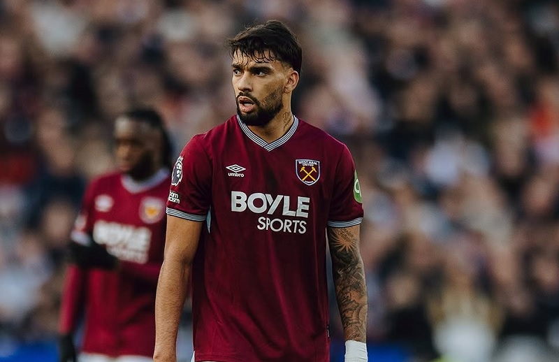 Lucas Paquet&aacute; belum bermain untuk West Ham sejak awal Januari.