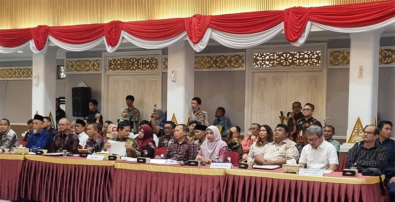 Kegiatan kunjungan kerja BPA DPD RI di Provinsi Riau yang turut dihadiri Divisi Peraturan Perundang-Undangan dan Pembinaan Hukum Kemenkum Riau, Kamis (29/1/2026).