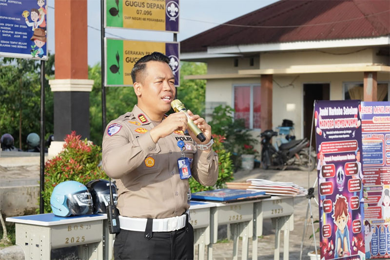 Kasat Lantas Polresta Pekanbaru, AKP Satrio BW Wicaksana