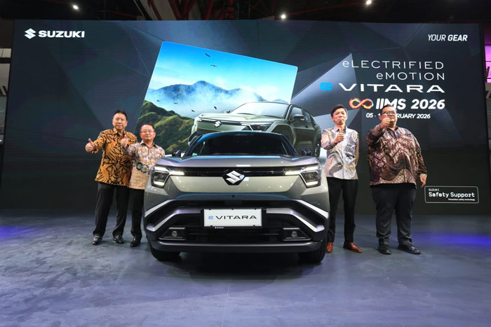 Peluncuran Suzuki Indomobil Sales (SIS) pada ajang Indonesia International Motor Show (IIMS) 2026 di JIExpo Kemayoran, Jakarta (5/2/2026).