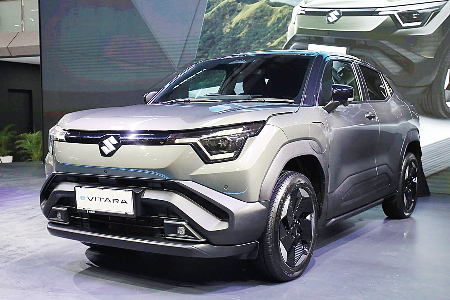 PT Suzuki Indomobil Sales (SIS) meluncurkan Suzuki e Vitara  pada ajang Indonesia International Motor Show (IIMS) 2026 di JIExpo Kemayoran, Jakarta, Kamis (5/2/2026).