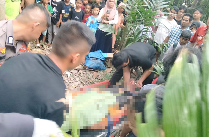 Masyarakat di Kelurahan Duri Timur, Kecamatan Mandau mendadak geger, adanya penemuan sosok mayat laki-laki paruh baya di sebuah kebun pinang milik warga di Jalan Gaya Baru, Kamis (5/2/2026) sore.