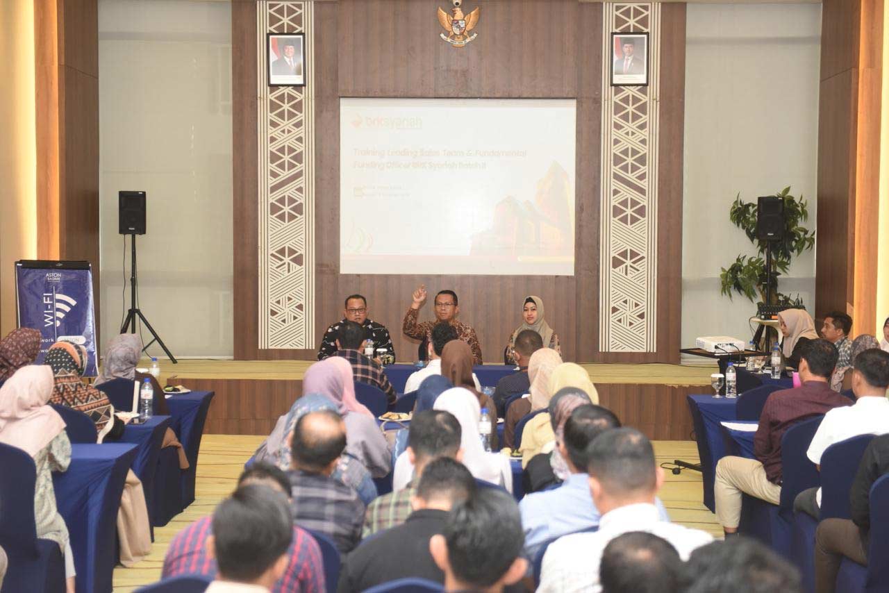 Pelaksanaan Training Leading Sales Team & Fundamental Funding Officer yang dilaksanakan Bank Riau Kepri Syariah (Sabtu (07/02/2026).