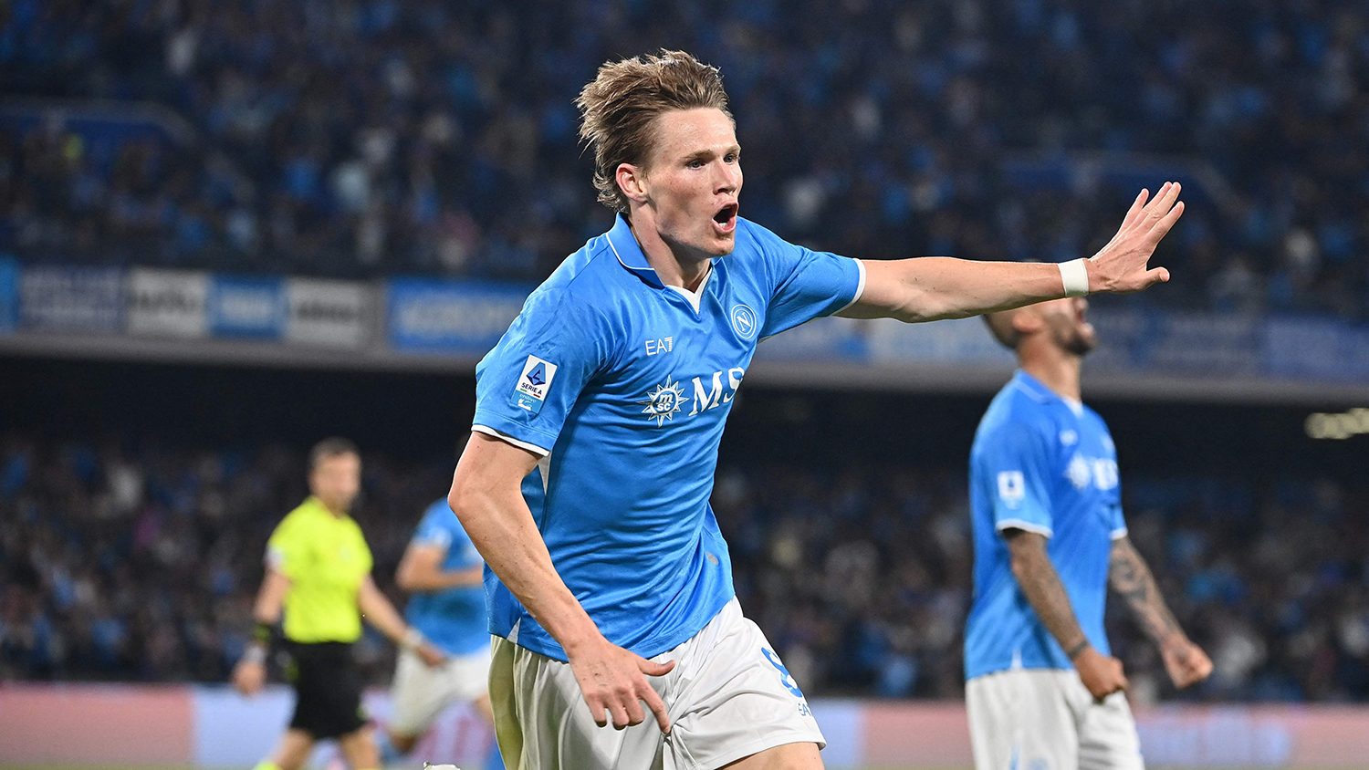 Gelandang Scott McTominay akan diandalkan saat menghadapi Como 1907 dalam perempat final Coppa Italia di Naples, Rabu (11/2/2026) dinihari nanti.