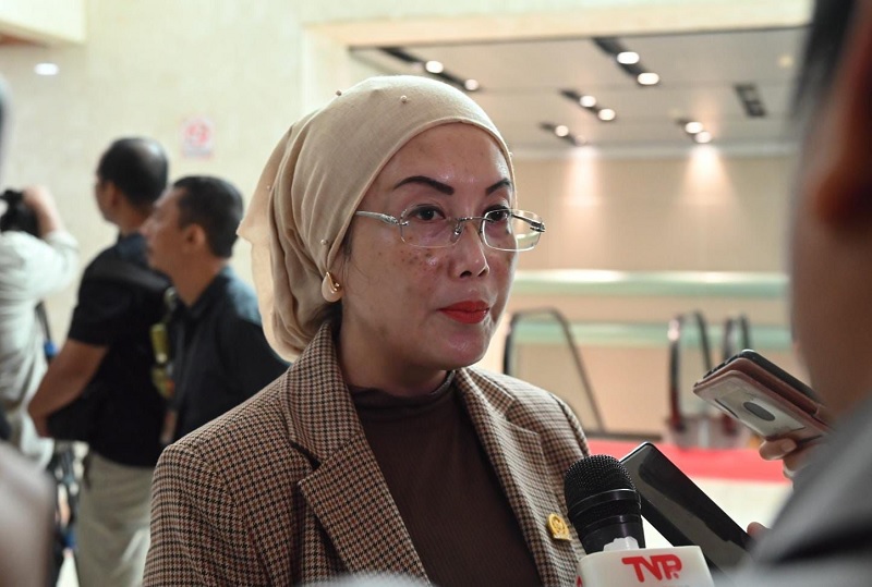 Anggota Komisi VIII DPR RI, Selly Andriany Gantina, saat ditemui Parlementaria di Gedung Nusantara II, DPR RI, Senayan, Jakarta. )