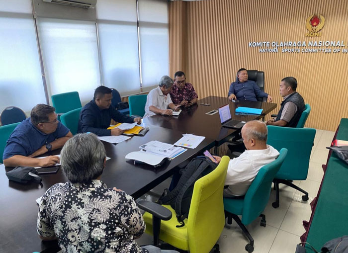 TPP Calon Ketua KONI Riau meminta arahan resmi dari KONI Pusat, Senin (9/2/2026) kemarin, di Jakarta.