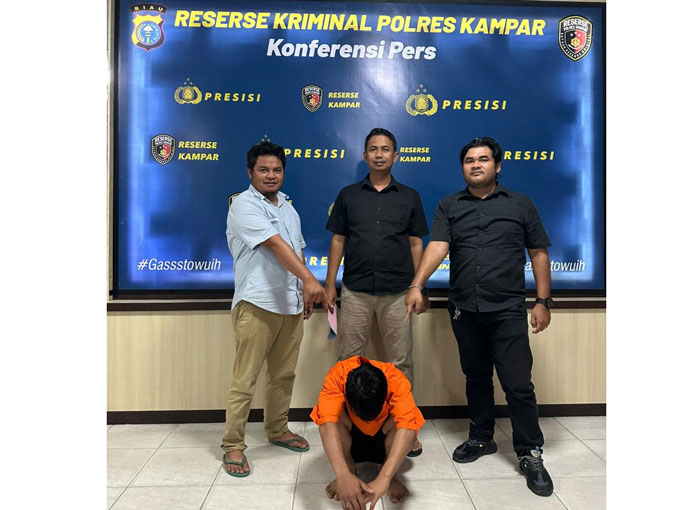 Unit PPA Sat Reskrim Polres Kampar meringkus pemuda berinisial MA (18), warga Kecamatan Koto Kampar Hulu, atas dugaan pencabulan terhadap anak di bawah umur.