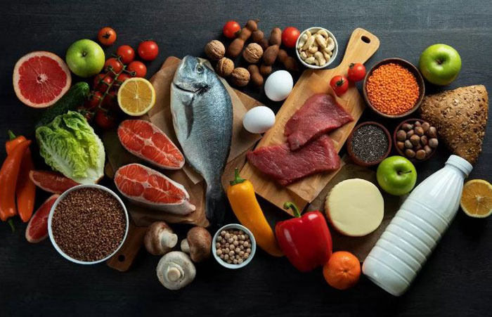 Ilustrasi makanan sehat