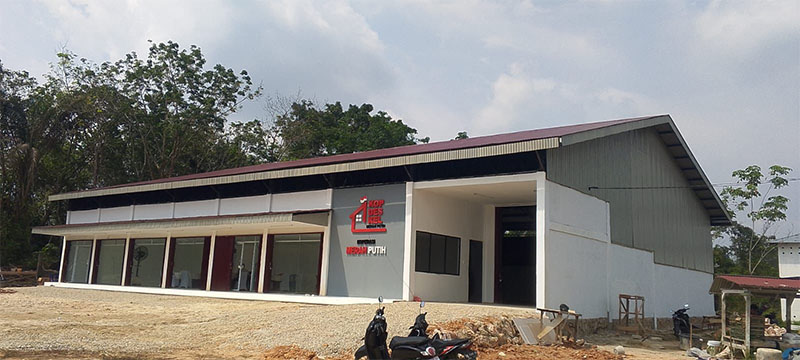Model bangunan gerai KDKMP di Kuansing