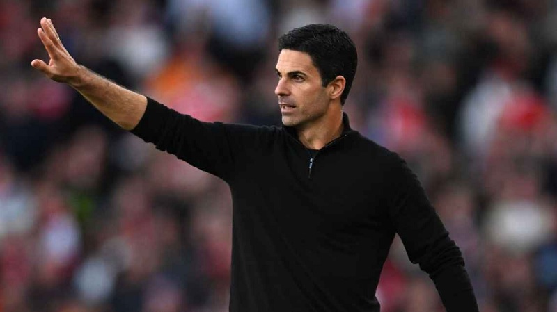 Manajer Arsenal, Mikel Arteta, mengatakan dia tidak senang dengan wasit meskipun menang atas Newcastle. (Getty Images)