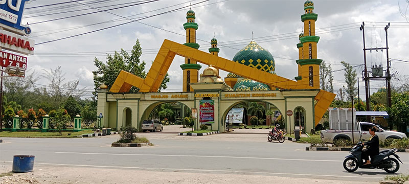 Masjid Agung Ar Raudhah Kabupaten Kuansing. 