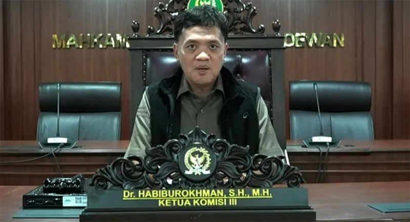 Ketua Komisi III DPR RI, Habiburrahman. 