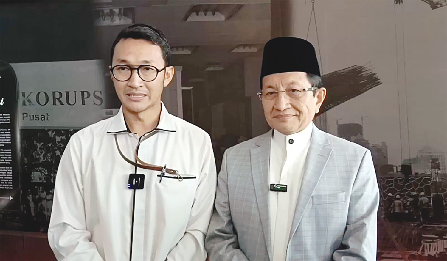 Menteri Agama Nasaruddin Umar melaporkan gratifikasi terkait penggunaan fasilitas jet pribadi ke Komisi Pemberantasan Korupsi (KPK), Senin (23/2/2026).  