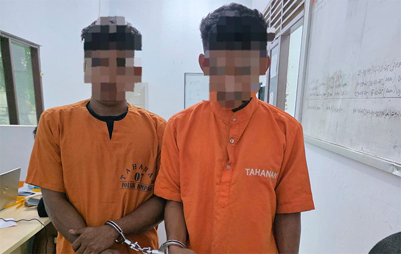 Unit Reskrim Polsek Kampar berhasil meringkus dua pelaku pencurian di wilayah Kecamatan Kampar Utara, Selasa (24/2/2026).