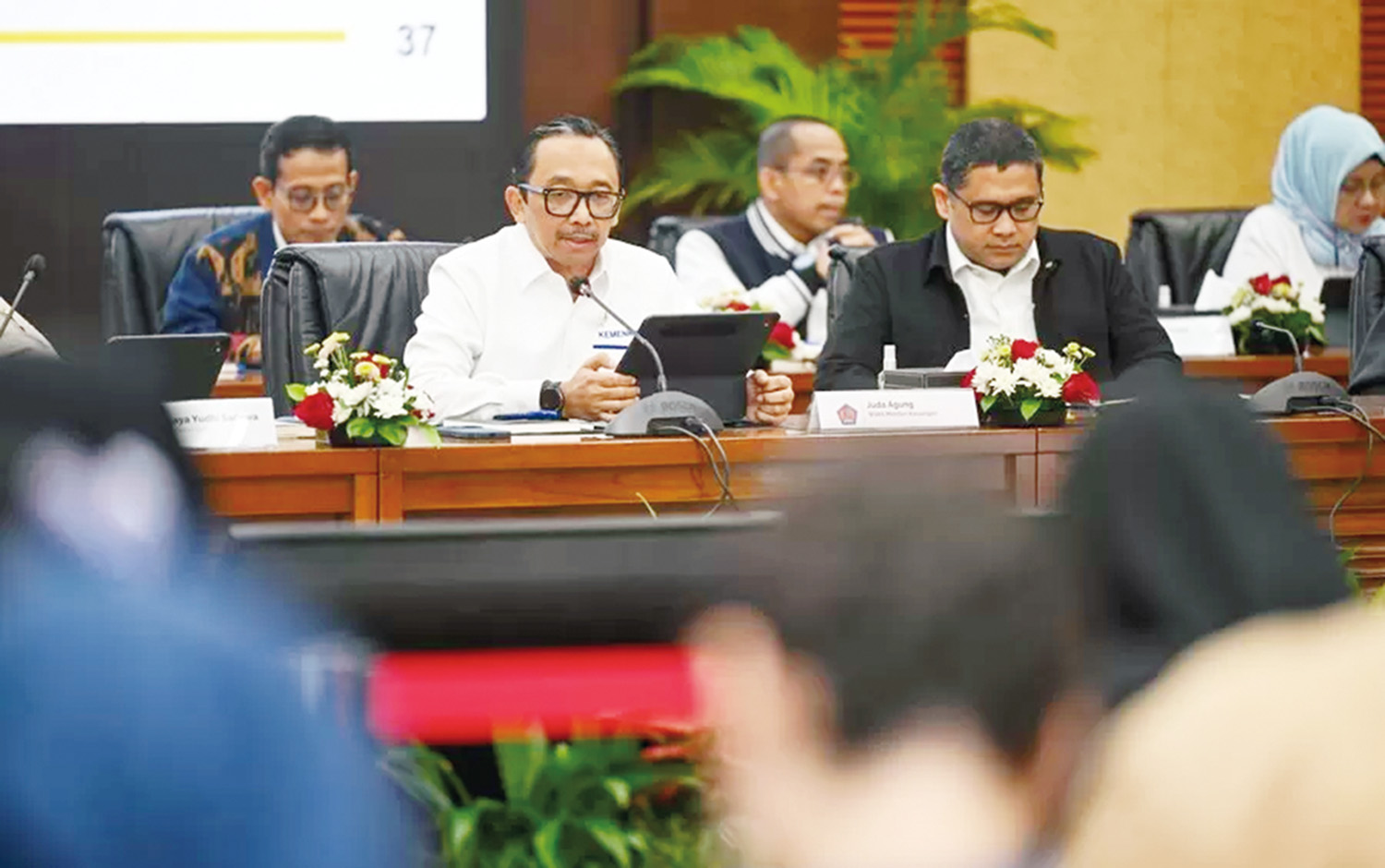 Wakil Menteri Keuangan Juda Agung saat memberikan keterangan dalam suatu acara di Jakarta, belum lama ini. 
