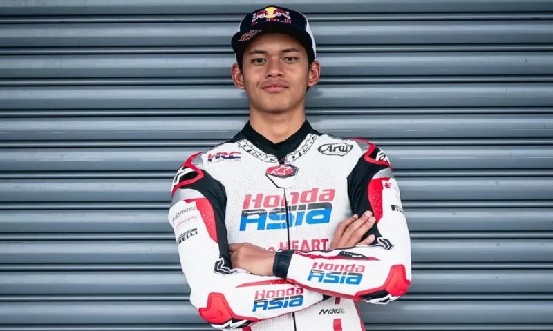  Debutan Indonesai di Moto 3 Veda Ega Pratama start di posisi kelima MotoGP Thailand. 