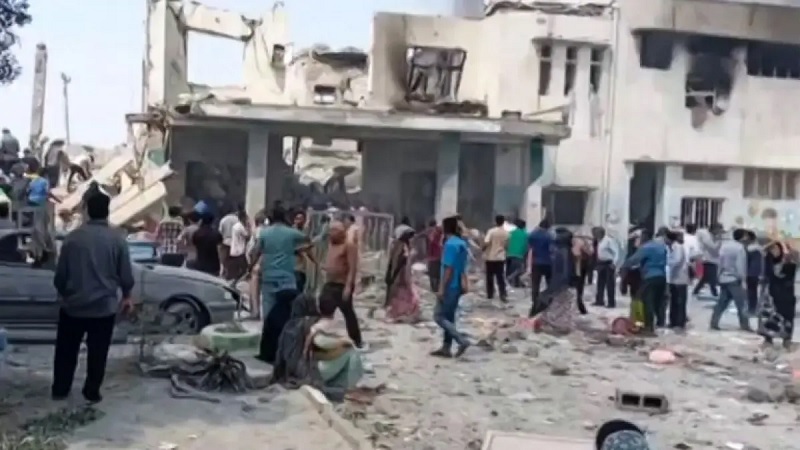 Cuplikan gambar ini diambil dari siaran televisi pemerintah Iran pada 28 Februari 2026.
