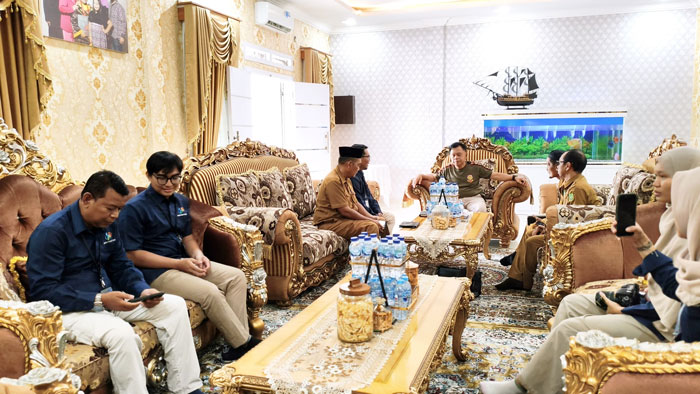 BPS menggelar silaturahmi ke Bupati Kepulauan Meranti H Asmar 