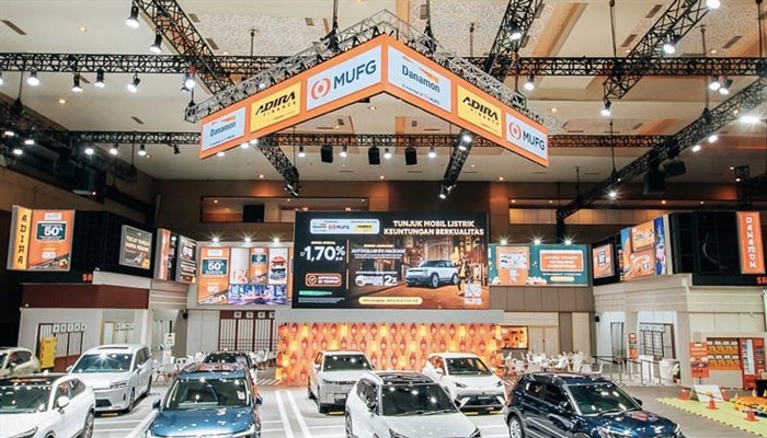 Seluruh produk otomotif di IIMS Jakarta 2026 pembiayaan didukung oleh Danamon bersama Adira finance dan MUFG