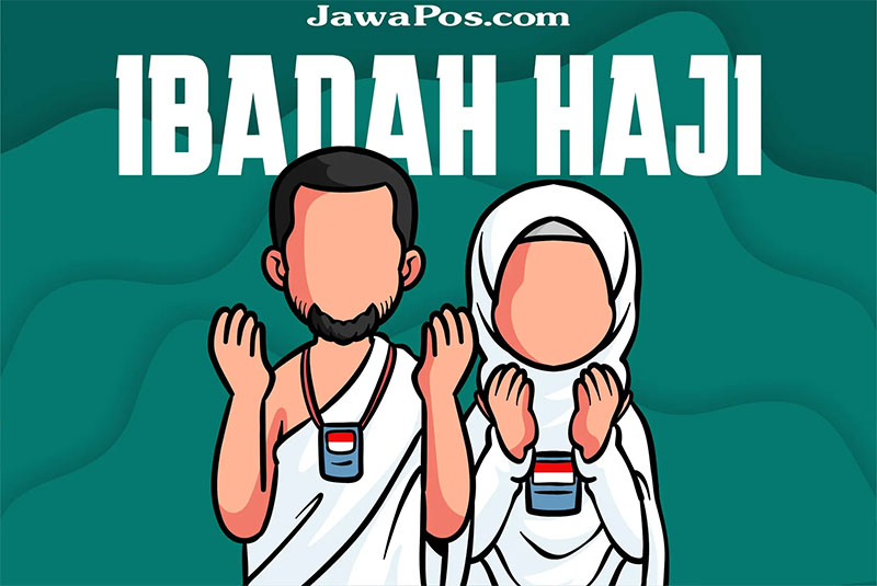 Ilustrasi ibadah Haji.  