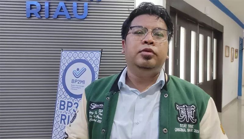 Kepala BP3MI Riau Fanny Wahyu Kurniawan 