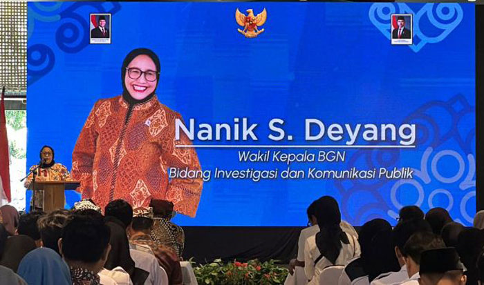Wakil Kepala Badan Gizi Nasional Bidang Komunikasi Publik dan Investigasi, Nanik Sudaryati Deyang. 