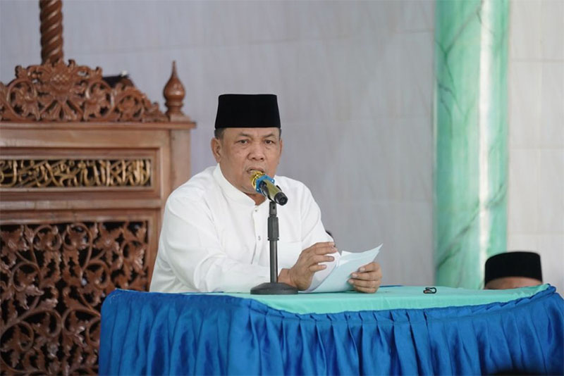 Plt Gubri SF Hariyanto saat melaksanakan safari Ramadan di Kabupaten Siak, Selasa (10/3/2026). 