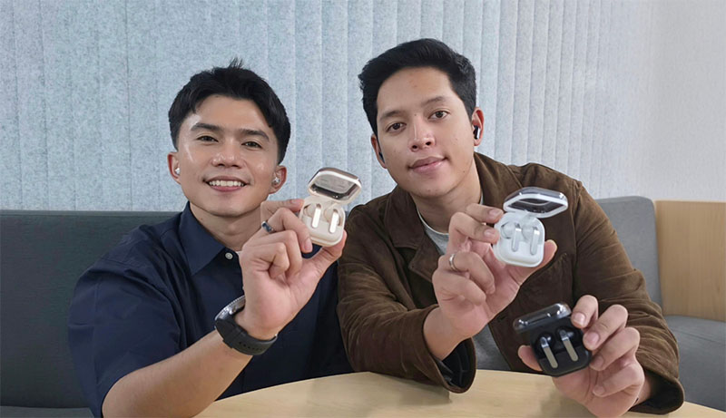 Galaxy Buds4 Series yang dipamerkan pada Online Media Session di Jakarta, Selasa (10/3/2026).