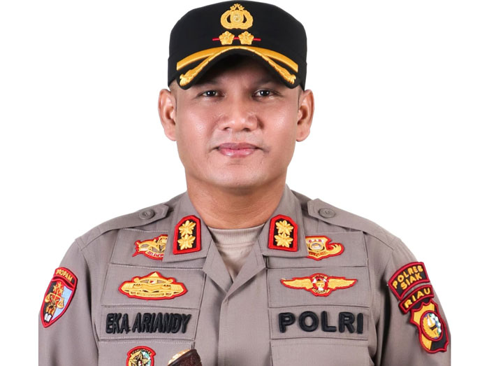Kapolres Inhu, AKBP Eka Ariandy Putra SH SIK MSI 
