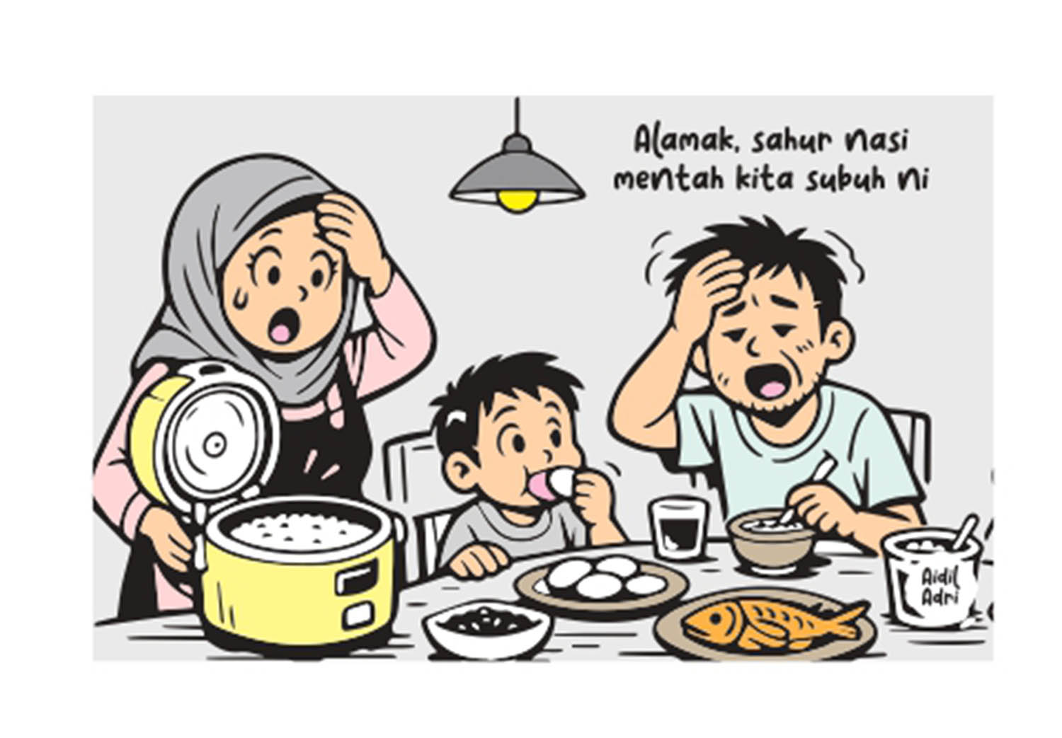 alamaaak!!! SAHUR  NASI MENTAK