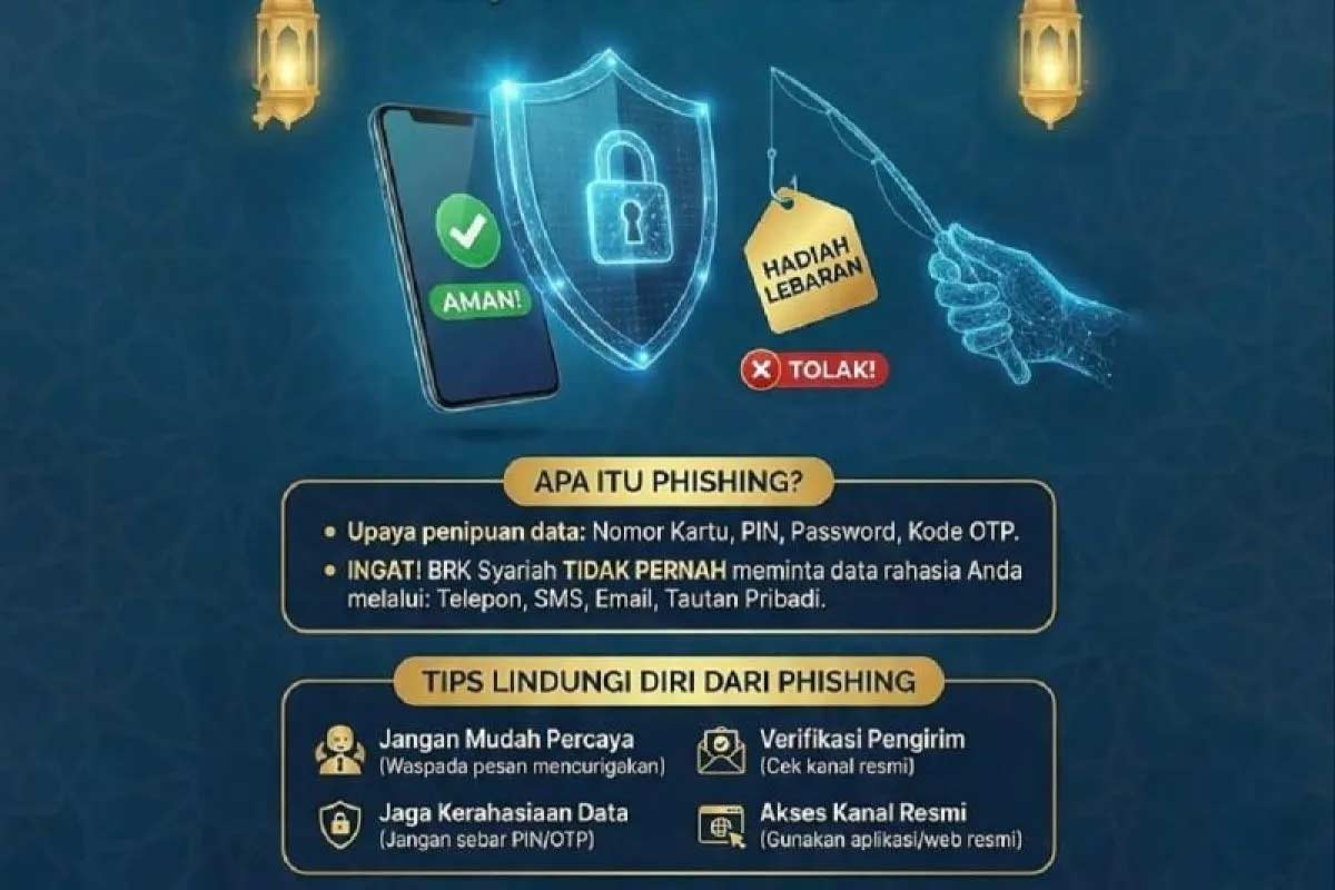 Info grafis kejahatan sibewr modus phising