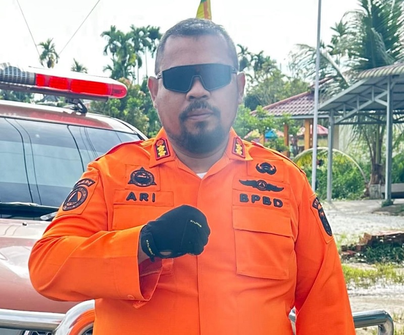 Kabid Logistik dan Kedaruratan BPBD Inhil, Ari Syuria.