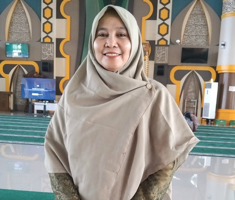Kepala Kantor Kemenhaj Kota Pekanbaru, Hj Haryati SE MESy Ak