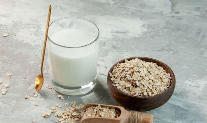 Ilustrasi susu oat
