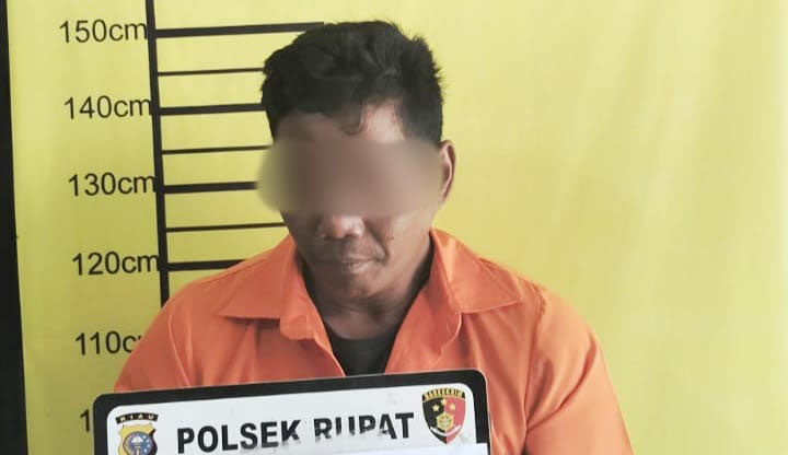 DPO pengedar narkoba diamankan Tim Opsnal Polsek Rupat, Bengkalis, Rabu (18/3/2026).