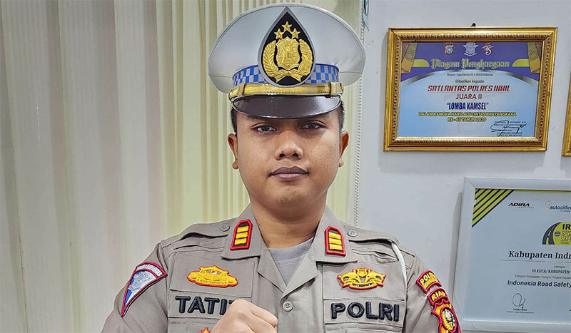 Kasatlantas Pelalawan AKP Tatit Rizkyan Hanafi SIK 