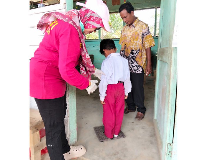 SDN 008 kelas jauh di Dusun Pematang Panjang, Desa Kuntu Darussalam, Kecamatan Kampar Kiri 