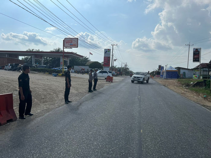 Arus mudik di Jalan Lintas Timur Pelalawan mulai terlihat lengang pada H-1 Lebaran Idulfitri 1447 H, Jumat (20/3/2026). 